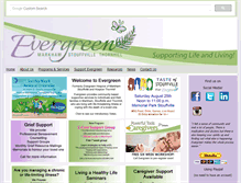 Tablet Screenshot of evgcares.org